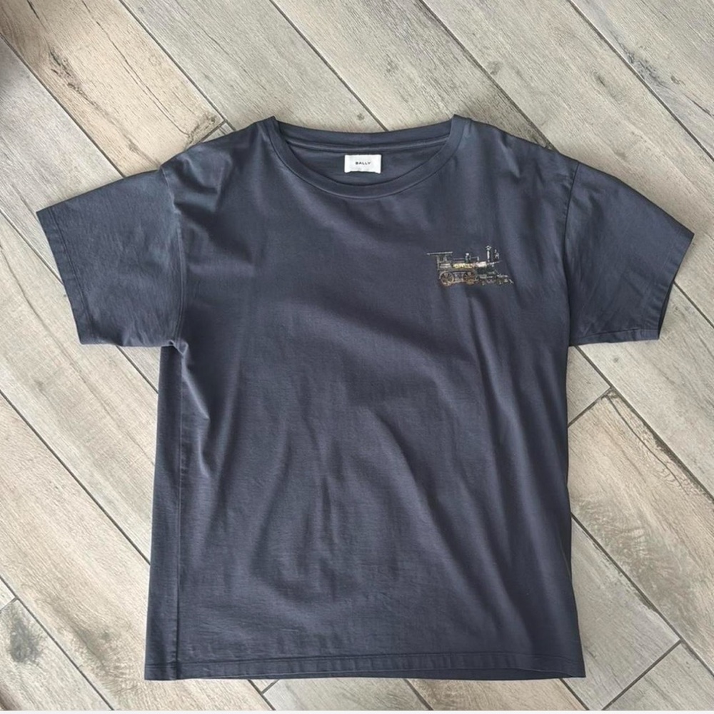 Men’s Bally Dark Blue Short Sleeve Tee